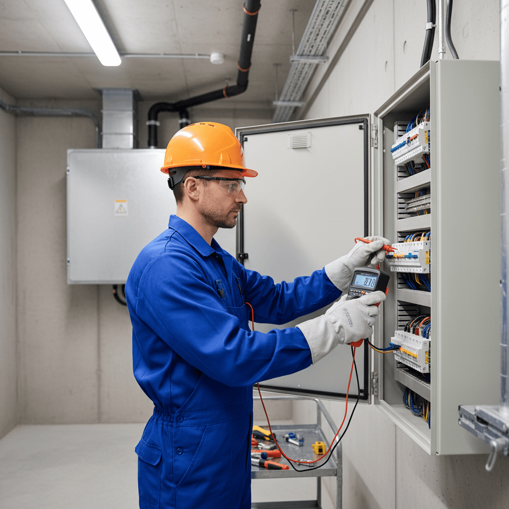 Electrical testing and inspection work