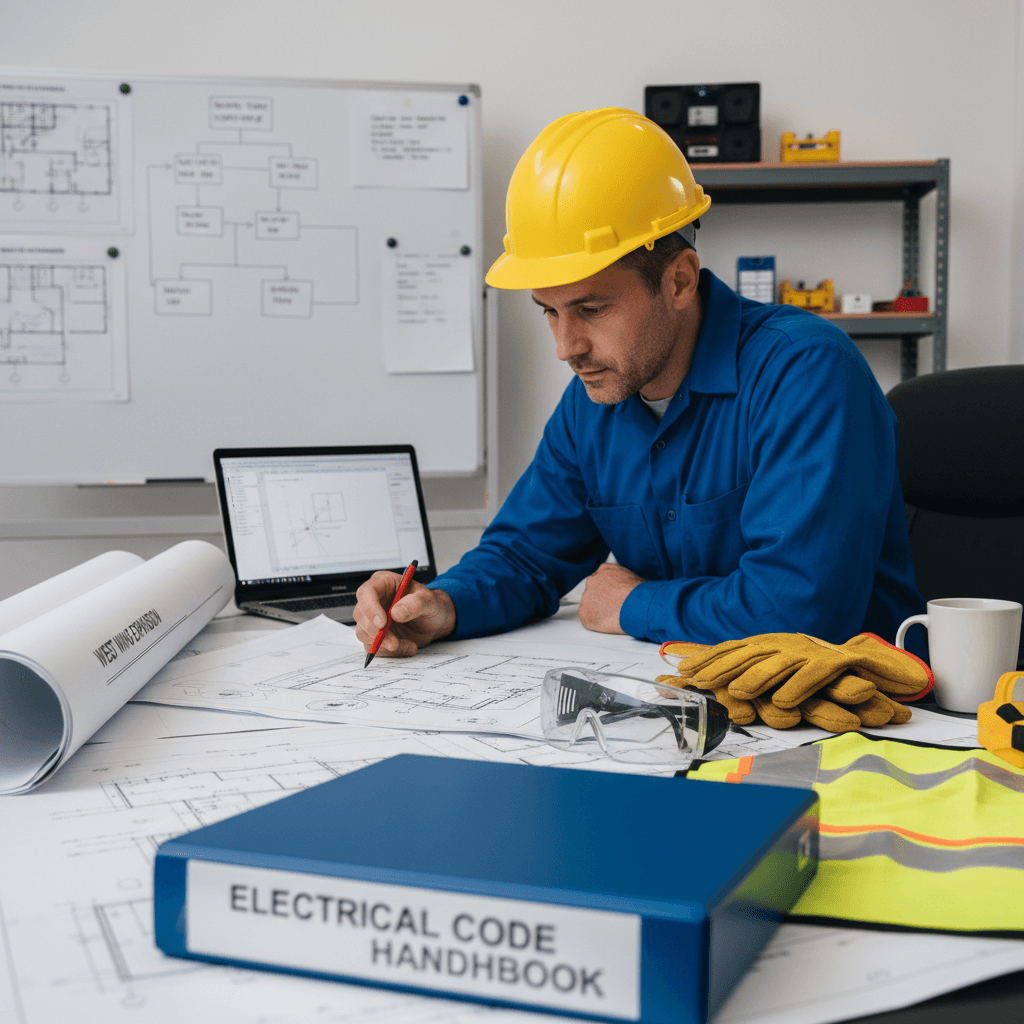 Professional electrical certification work